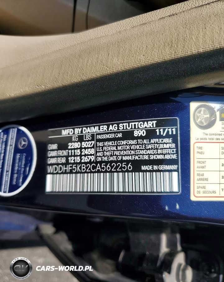 2012 Mercedes-Benz E 350 VIN:WDDHF5KB2CA562256 - 12