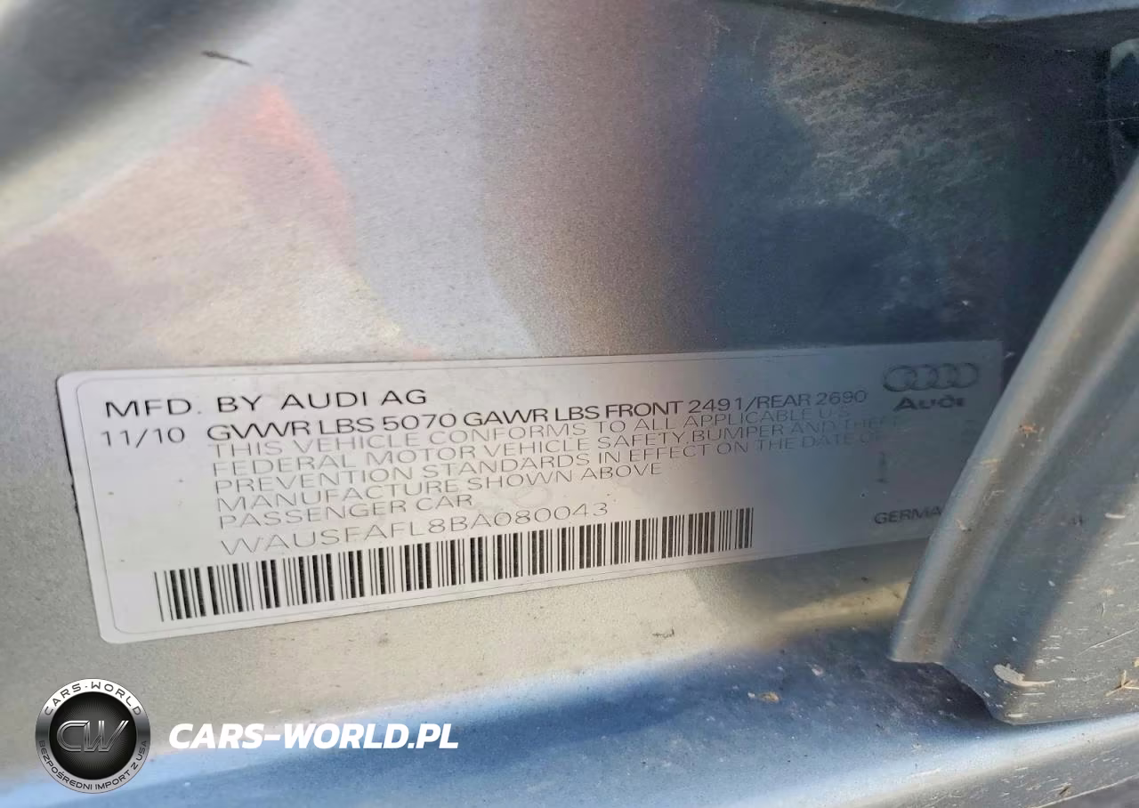 2011 Audi A4 Premium VIN:WAUSFAFL8BA080043 - 12