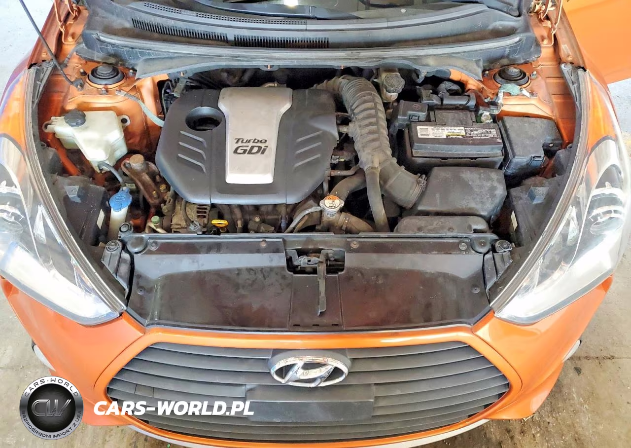 2013 Hyundai Veloster Turbo VIN:KMHTC6AE7DU143328 - 11