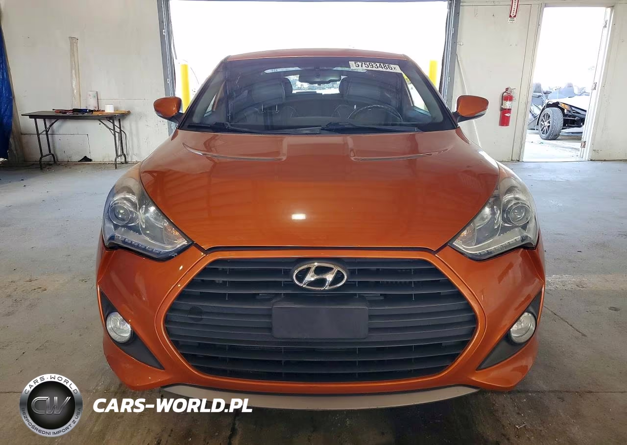 2013 Hyundai Veloster Turbo VIN:KMHTC6AE7DU143328 - 5