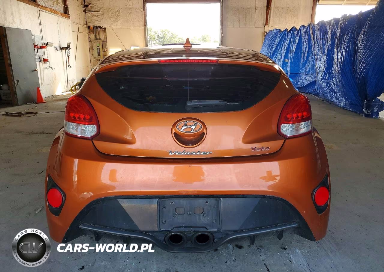 2013 Hyundai Veloster Turbo VIN:KMHTC6AE7DU143328 - 6
