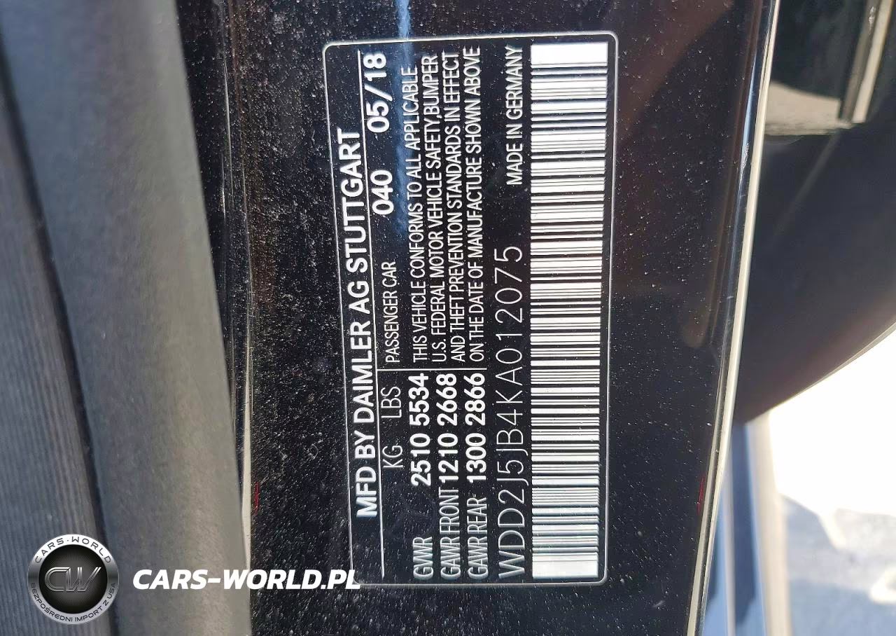 2019 Mercedes-Benz Cls 450 VIN:WDD2J5JB4KA012075 - 12