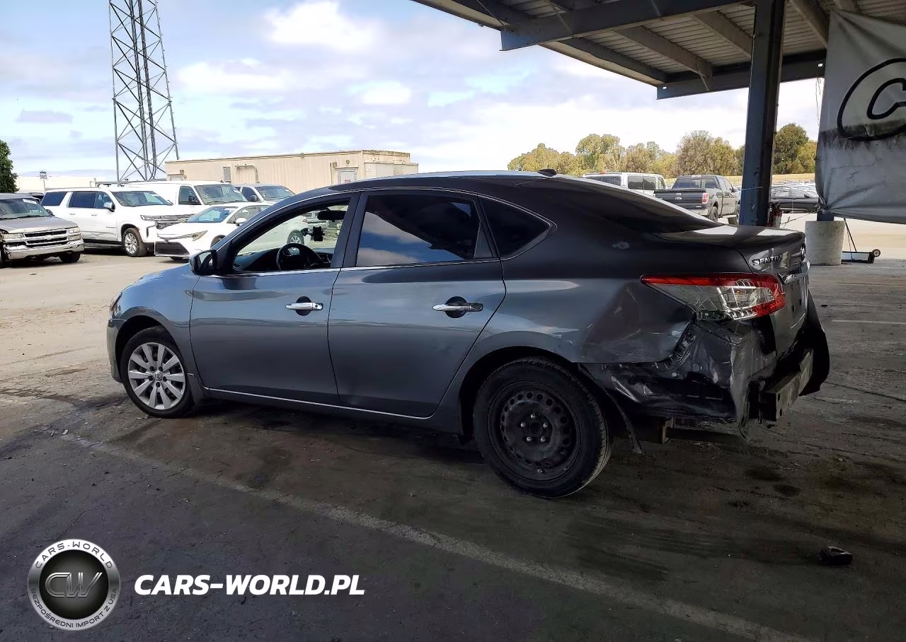 2015 Nissan Sentra Sv VIN:3N1AB7AP1FL629414 - 2
