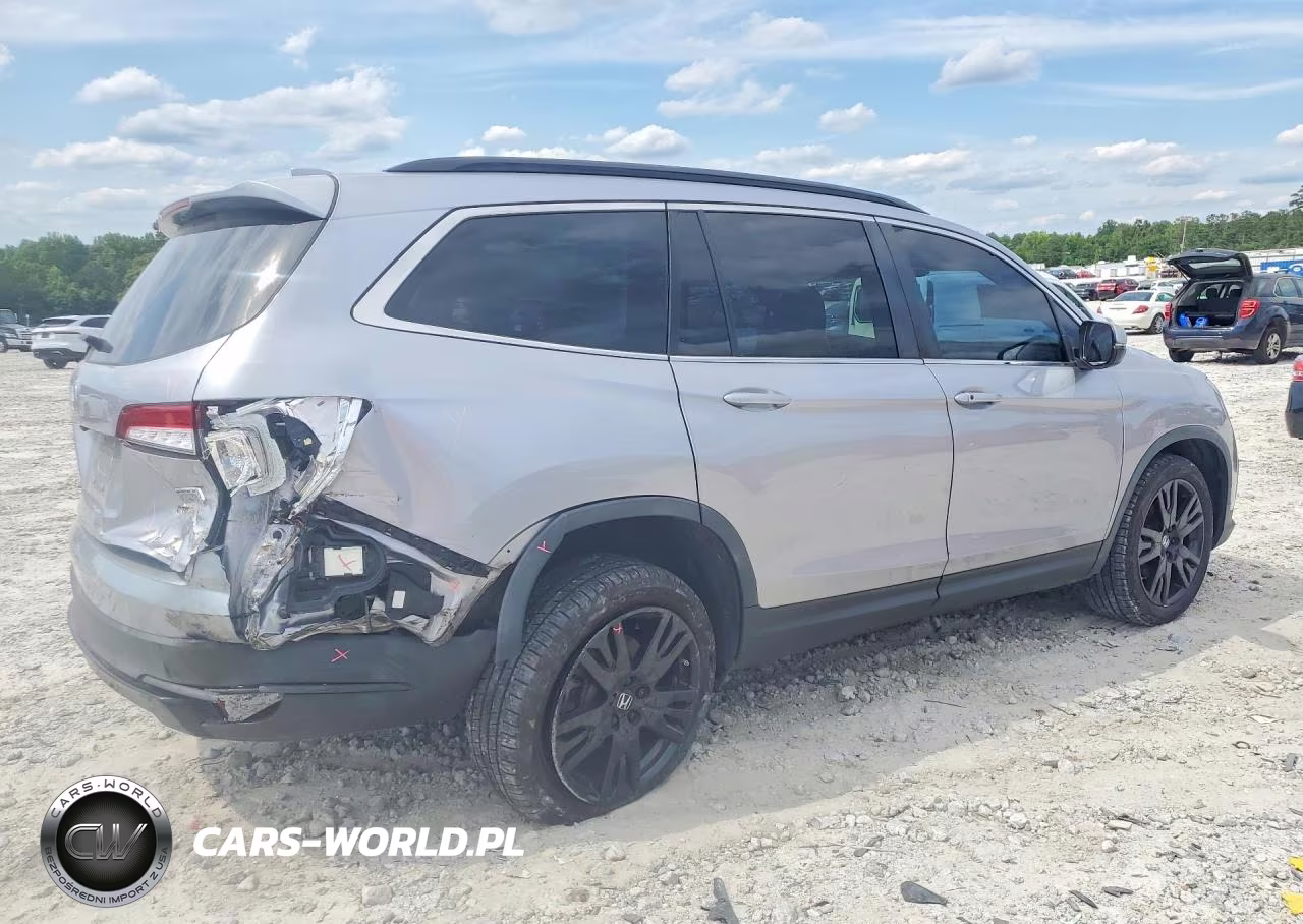 2022 Honda Pilot Se VIN:5FNYF5H29NB014170 - 3
