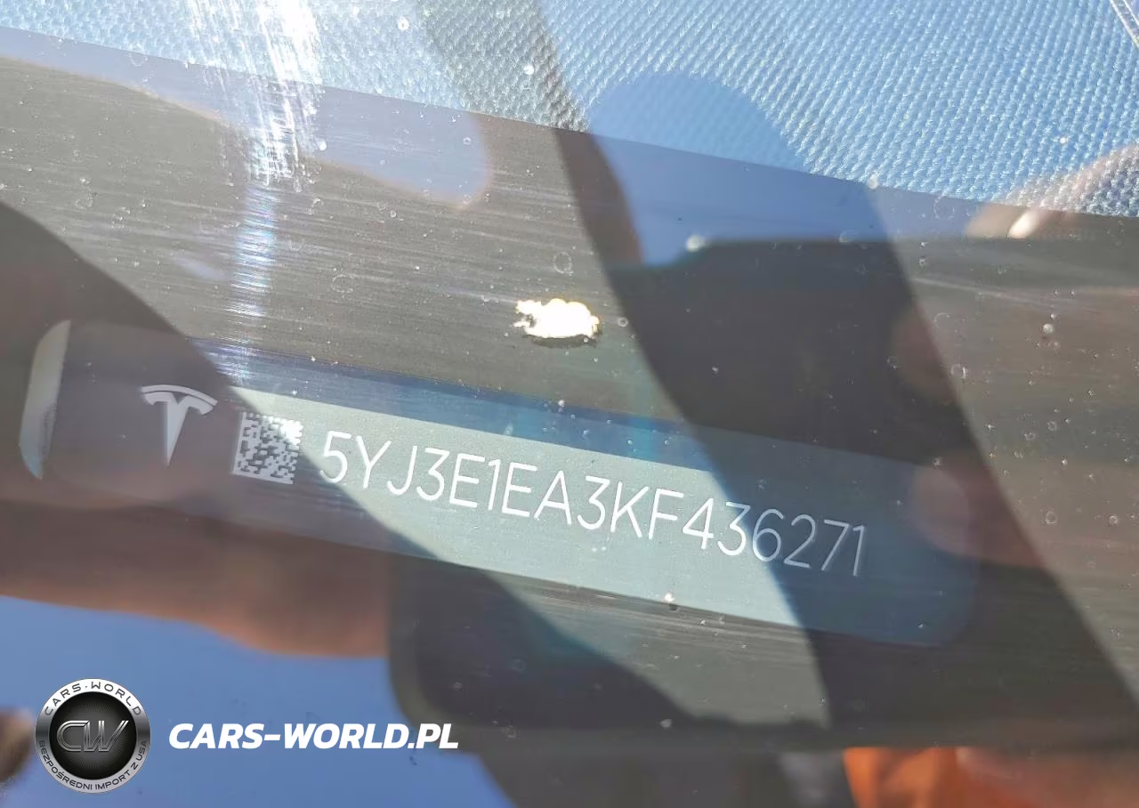 2019 Tesla Model 3 VIN:5YJ3E1EA3KF436271 - 12