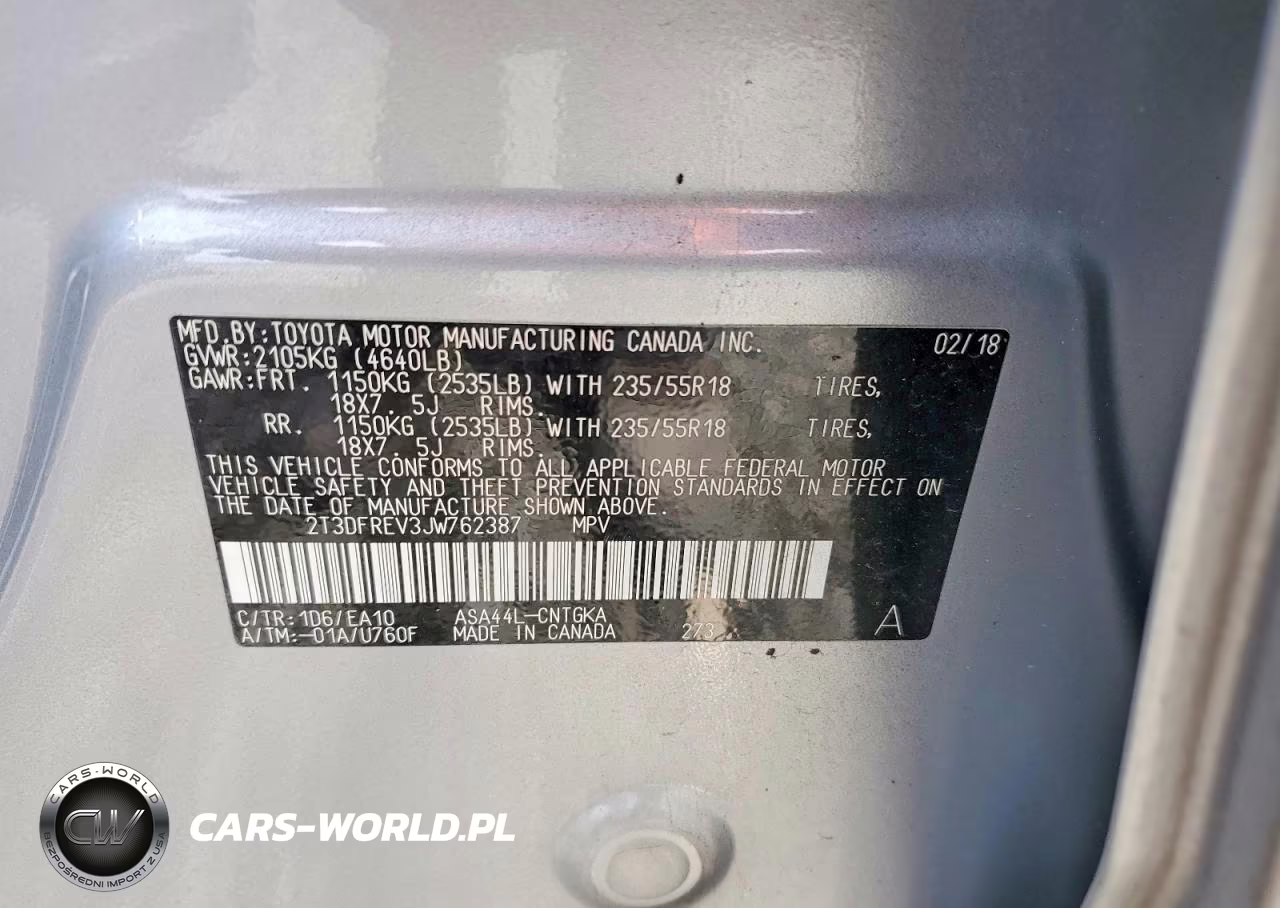 2018 Toyota Rav4 Limited VIN:2T3DFREV3JW762387 - 14