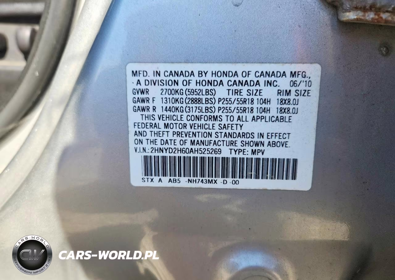 2010 Acura Mdx Technology VIN:2HNYD2H60AH525269 - 14