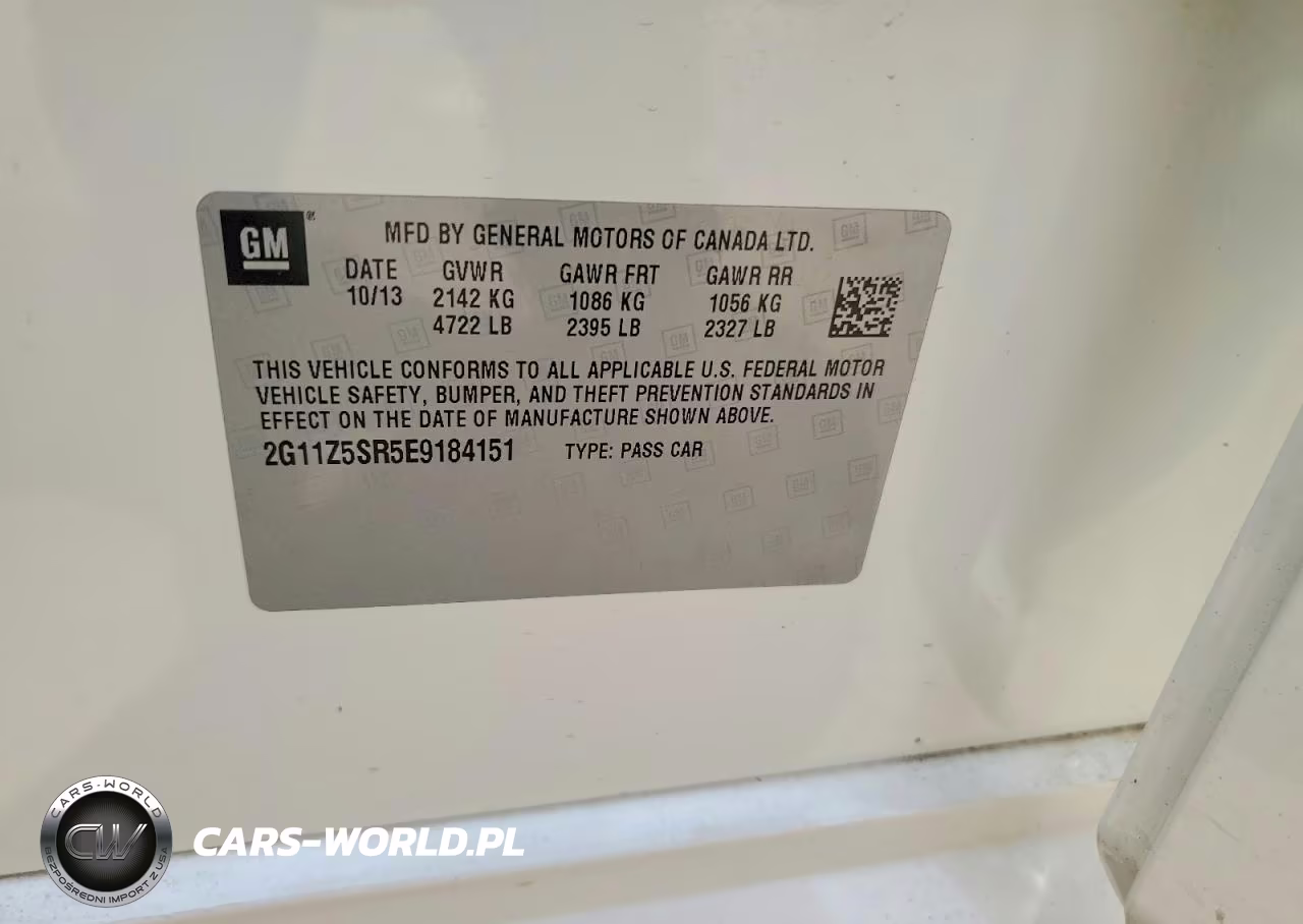 2014 Chevrolet Impala Eco VIN:2G11Z5SR5E9184151 - 12