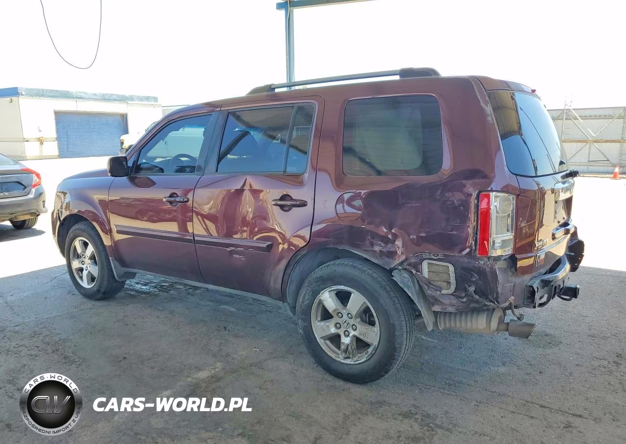 2009 Honda Pilot Exl VIN:5FNYF38579B006511 - 2