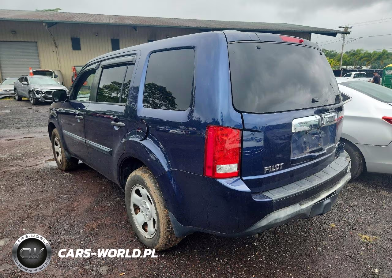 2014 Honda Pilot Lx VIN:5FNYF4H24EB039696 - 2