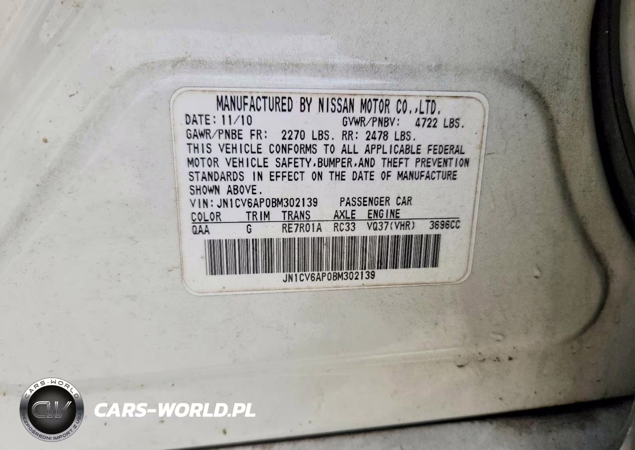 2011 Infiniti G37 Base-Sport VIN:JN1CV6AP0BM302139 - 12