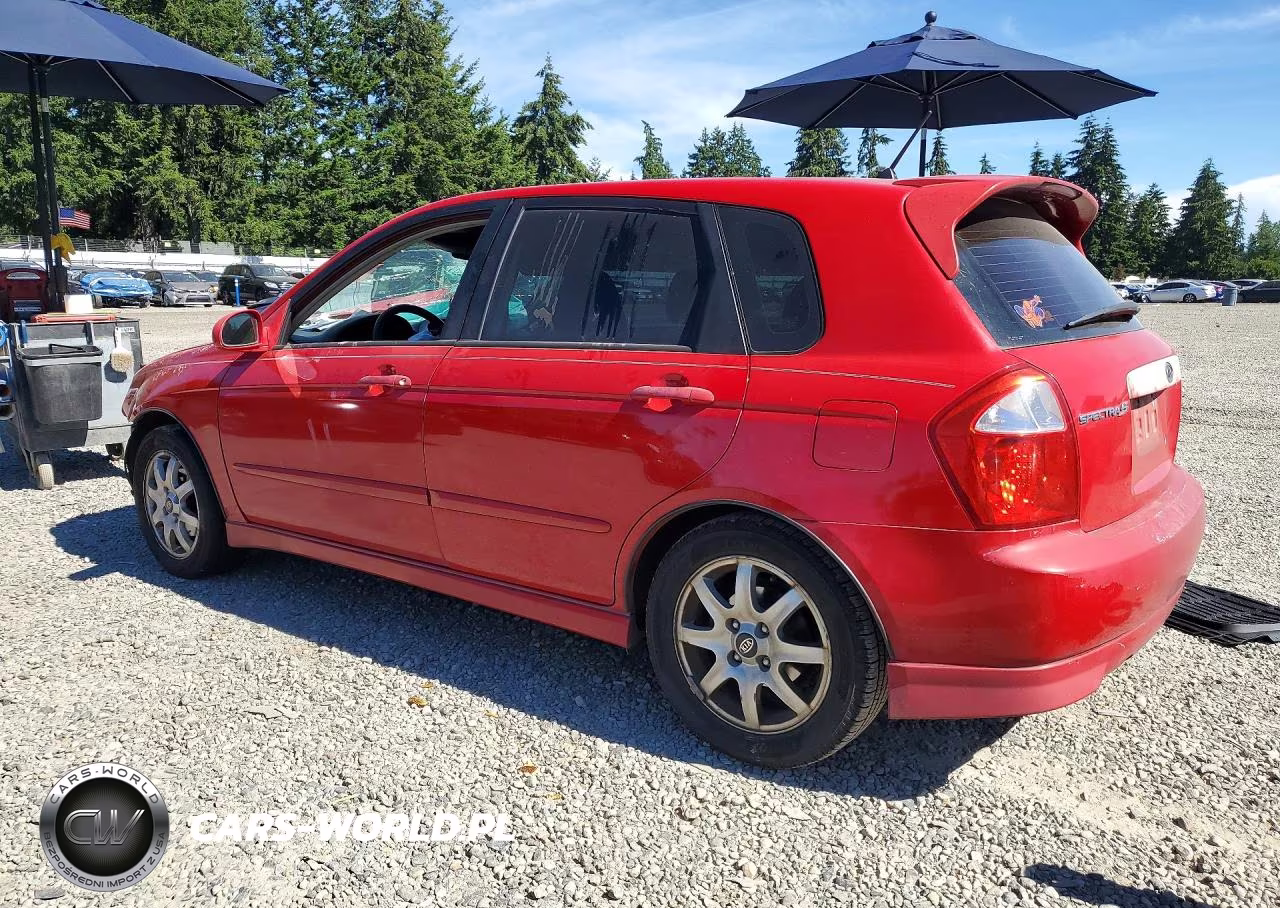 2005 Kia Spectra Spectra5 VIN:KNAFE161455116908 - 2
