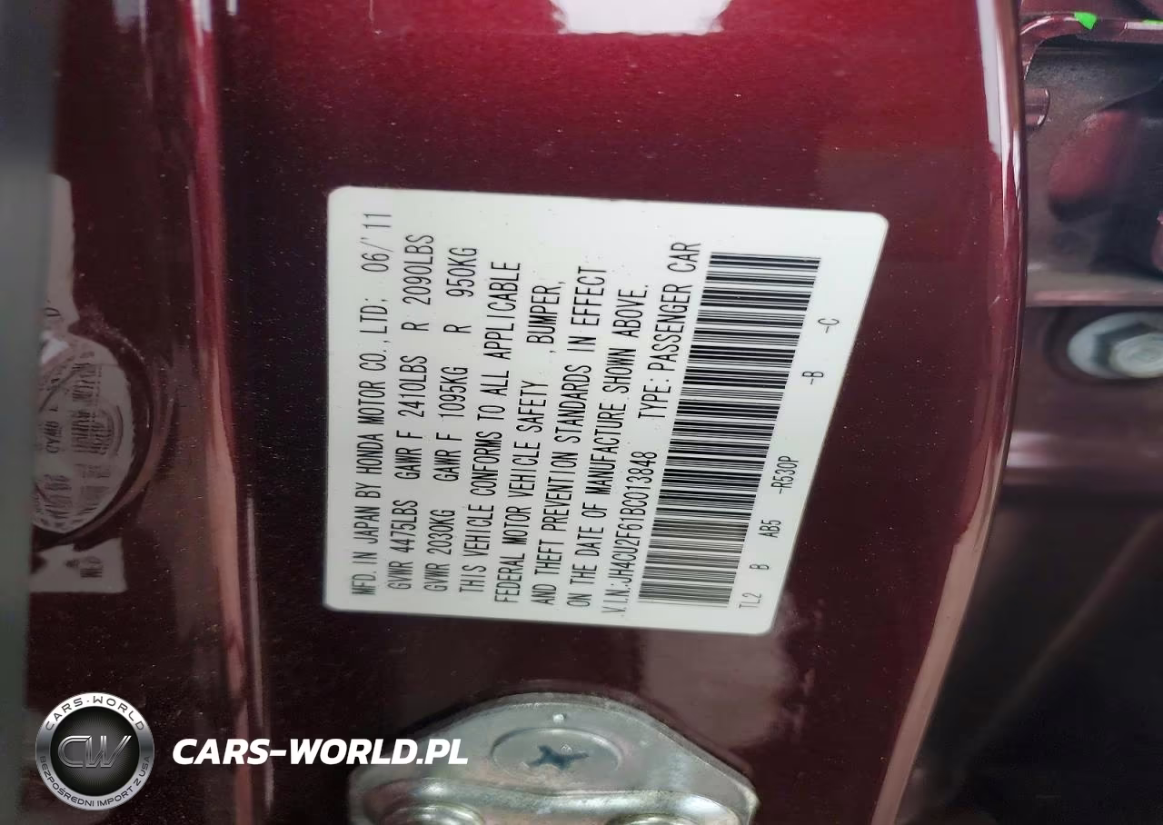 2011 Acura Tsx VIN:JH4CU2F61BC013848 - 12