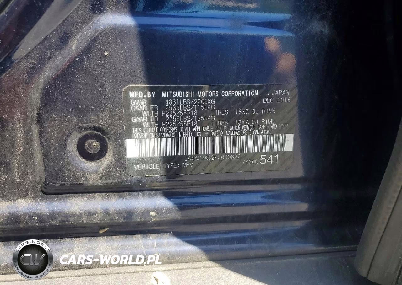 2019 Mitsubishi Outlander Se VIN:JA4AZ3A32KJ000822 - 13
