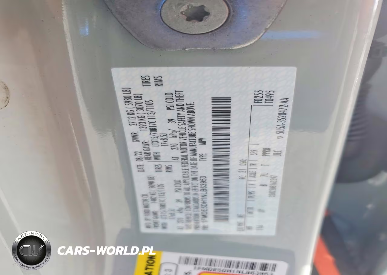2022 Ford Bronco Base VIN:1FMDE5DH1NLB63953 - 13