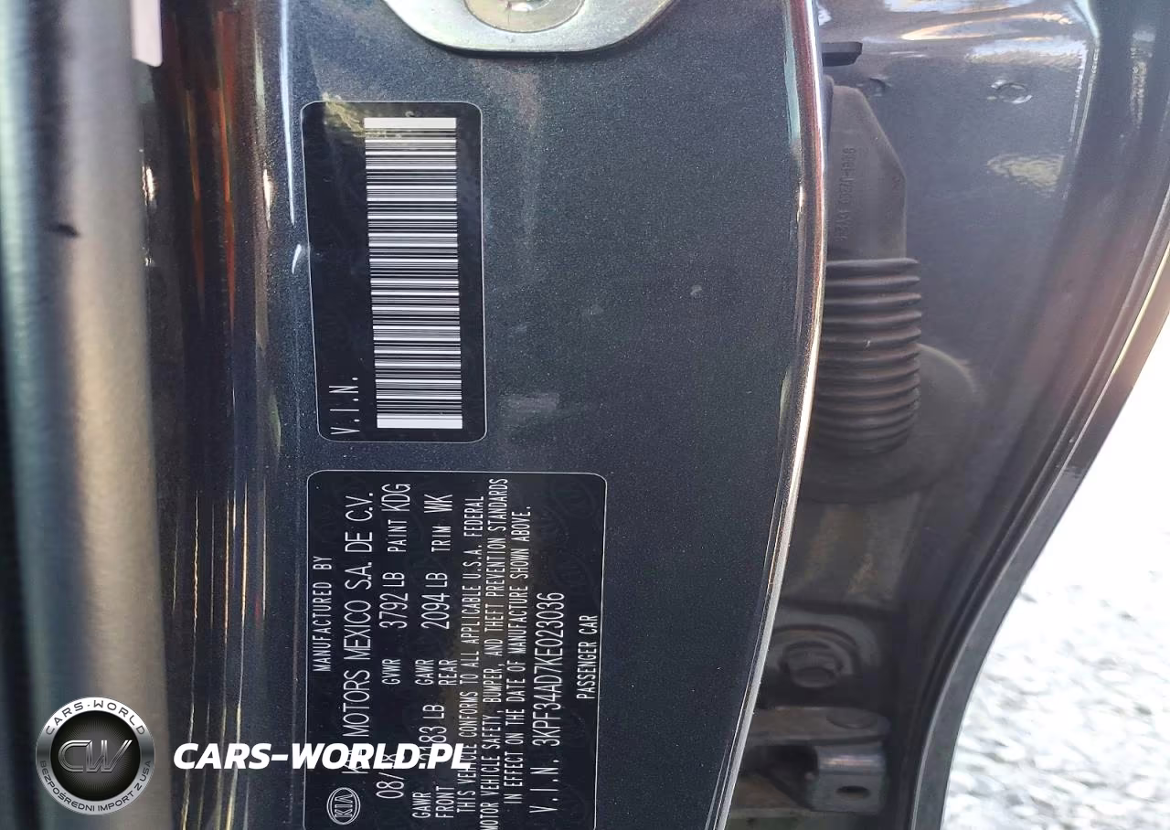 2019 Kia Forte S VIN:3KPF34AD7KE023036 - 12