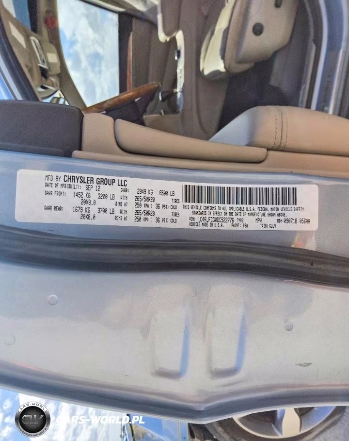 2013 Jeep Grand Cherokee Overland VIN:1C4RJFCG0DC522776 - 13