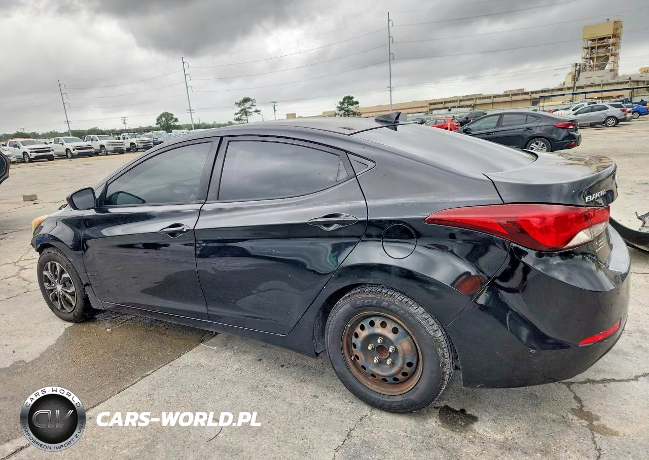2016 Hyundai Elantra Se VIN:KMHDH4AE6GU548045 - 2