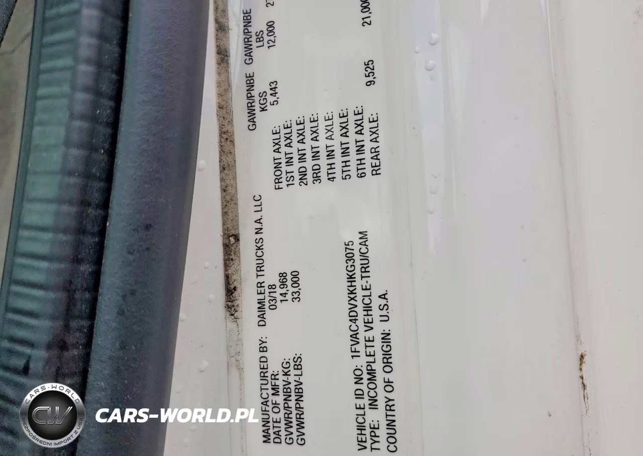 2019 Freightliner M2 112 Medium Duty VIN:1FVAC4DVXKHKG3075 - 10