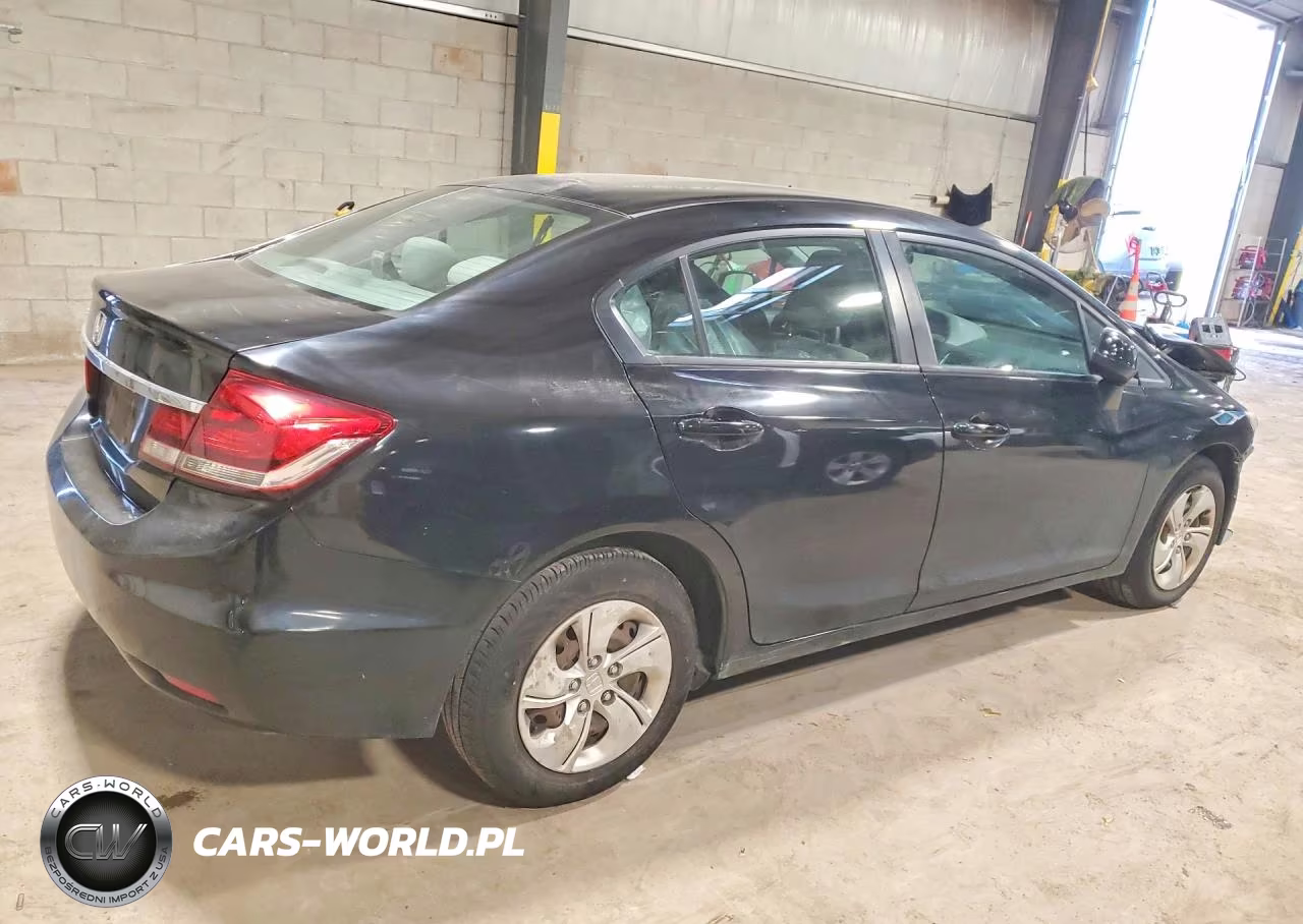 2013 Honda Civic Lx VIN:2HGFB2F59DH563747 - 3