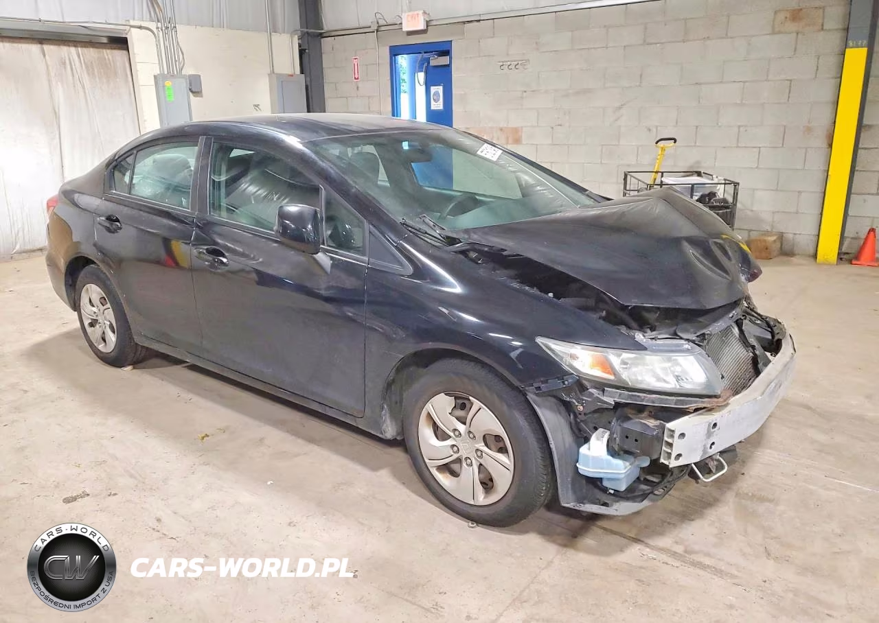 2013 Honda Civic Lx VIN:2HGFB2F59DH563747 - 4