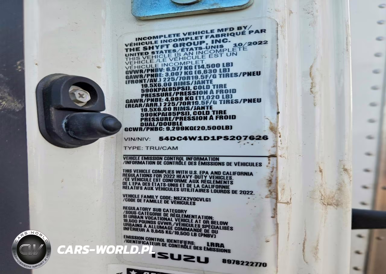 2023 Isuzu Npr Hd Box Truck VIN:54DC4W1D1PS207626 - 13
