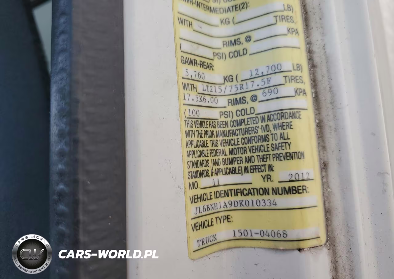 2013 Mitsubishi Fe140 VIN:JL6BNH1A9DK010334 - 13