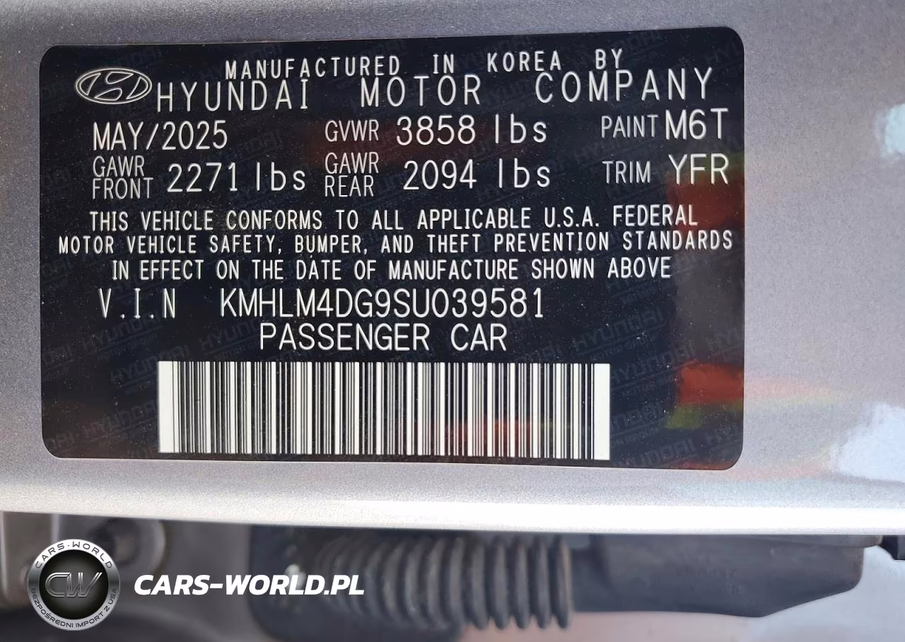 2025 Hyundai Elantra Sel Sport VIN:KMHLM4DG9SU039581 - 13