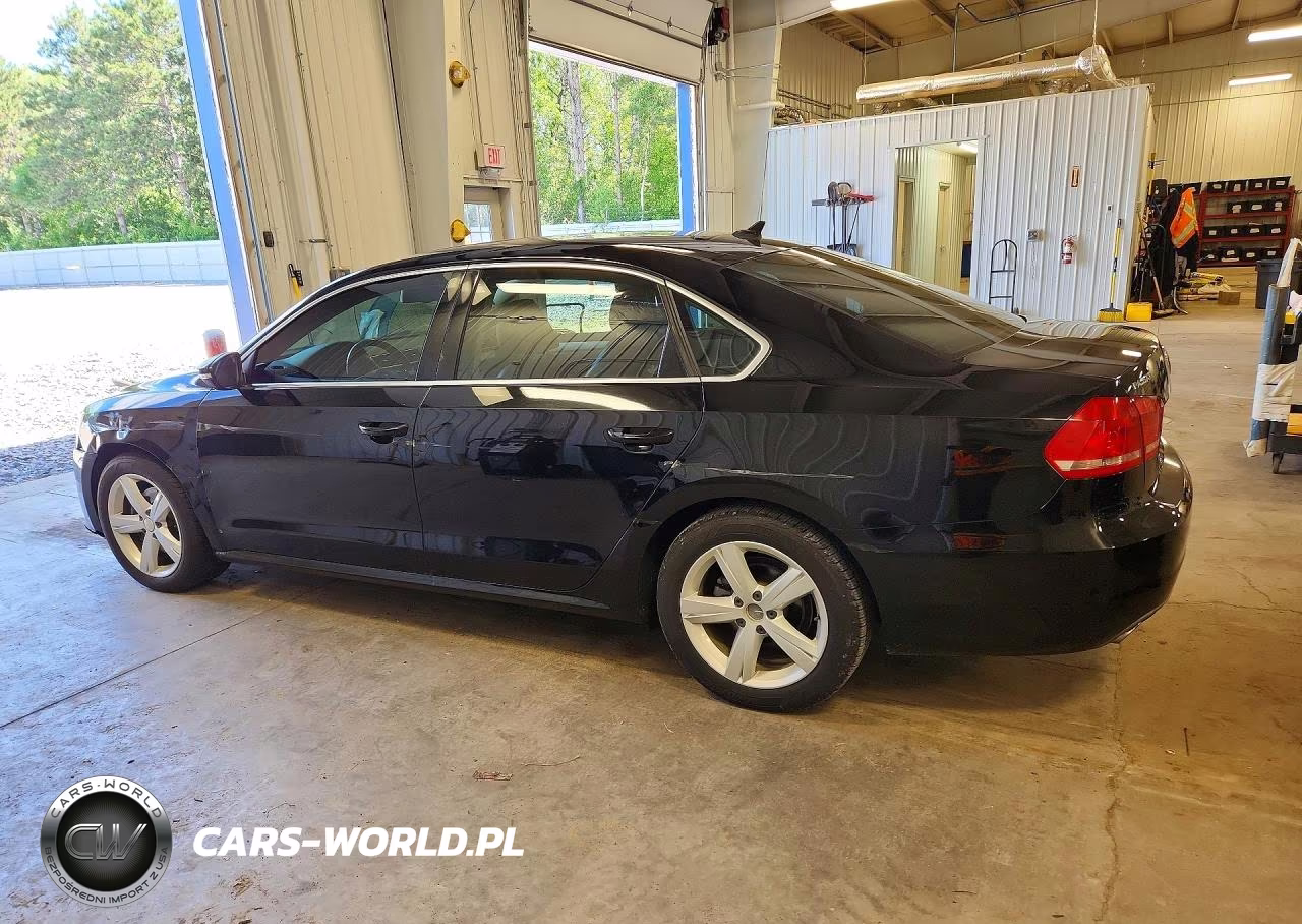 2012 Volkswagen Passat Se VIN:1VWBP7A37CC009283 - 2