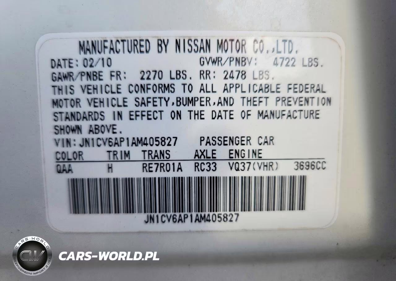 2010 Infiniti G37 Sedan Base VIN:JN1CV6AP1AM405827 - 12