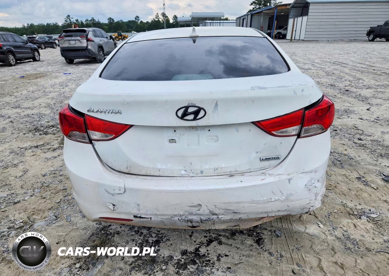 2012 Hyundai Elantra Limited VIN:5NPDH4AE4CH117910 - 6