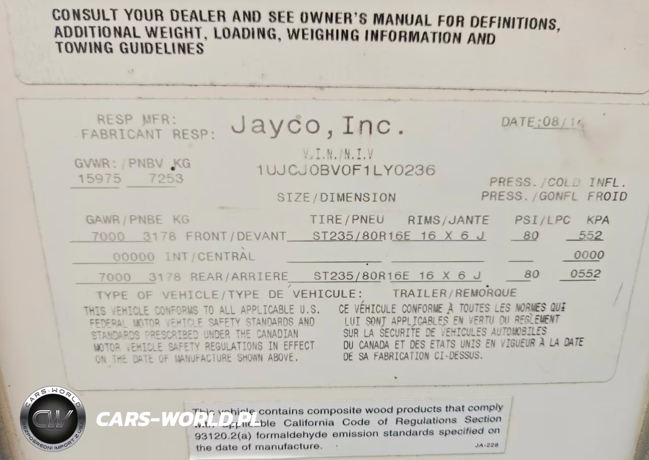 2015 Jayco Eagle Camper VIN:1UJCJ0BV0F1LY0236 - 10