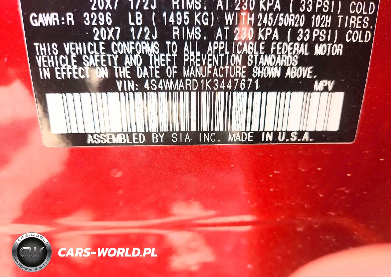 2019 Subaru Ascent Touring VIN:4S4WMARD1K3447671 - 12