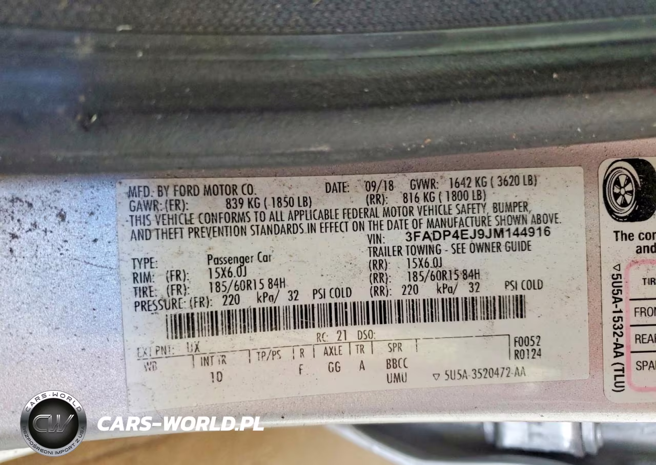 2018 Ford Fiesta Se VIN:3FADP4EJ9JM144916 - 12