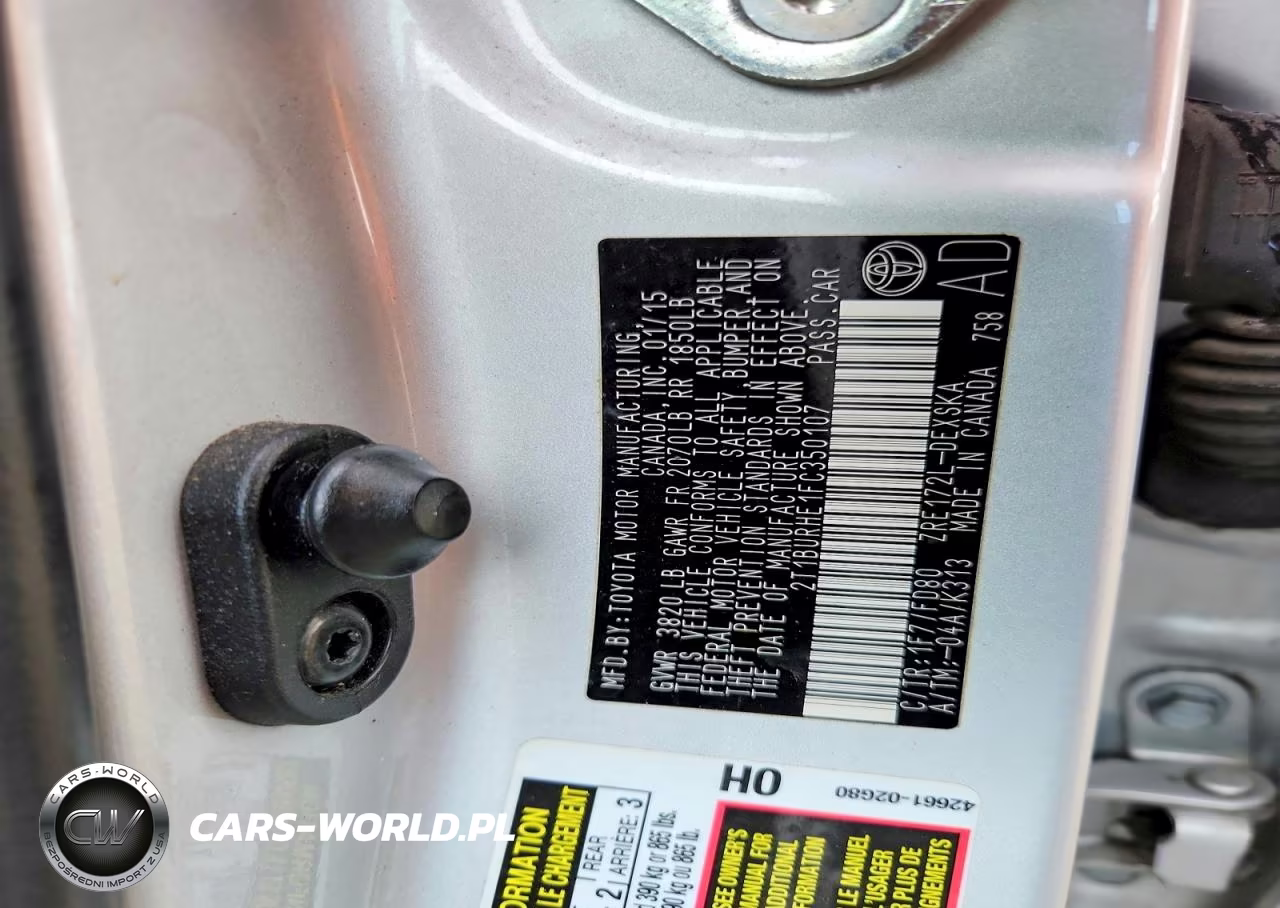 2015 Toyota Corolla S Plus VIN:2T1BURHE1FC350107 - 12