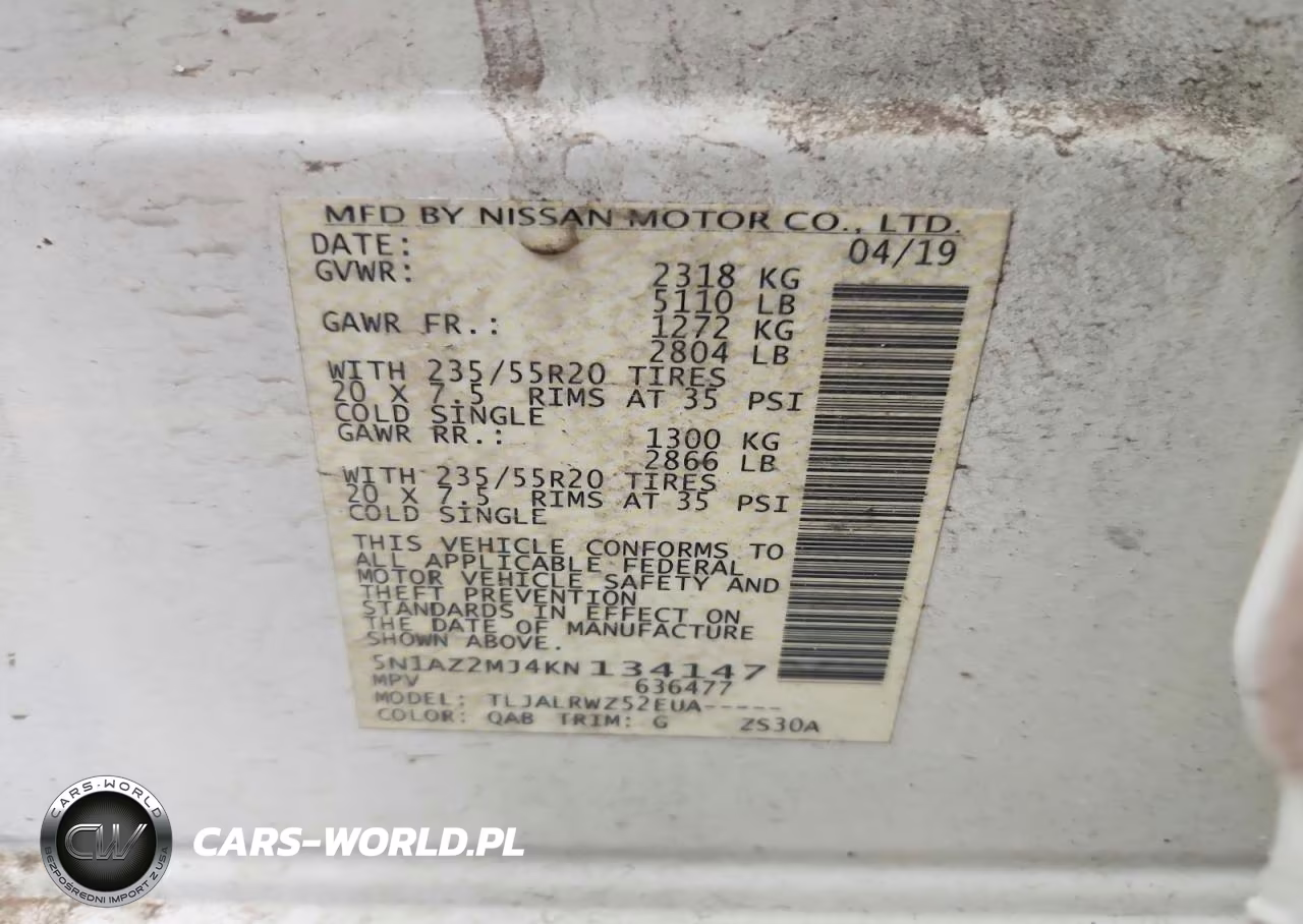 2019 Nissan Murano Sl VIN:5N1AZ2MJ4KN134147 - 13