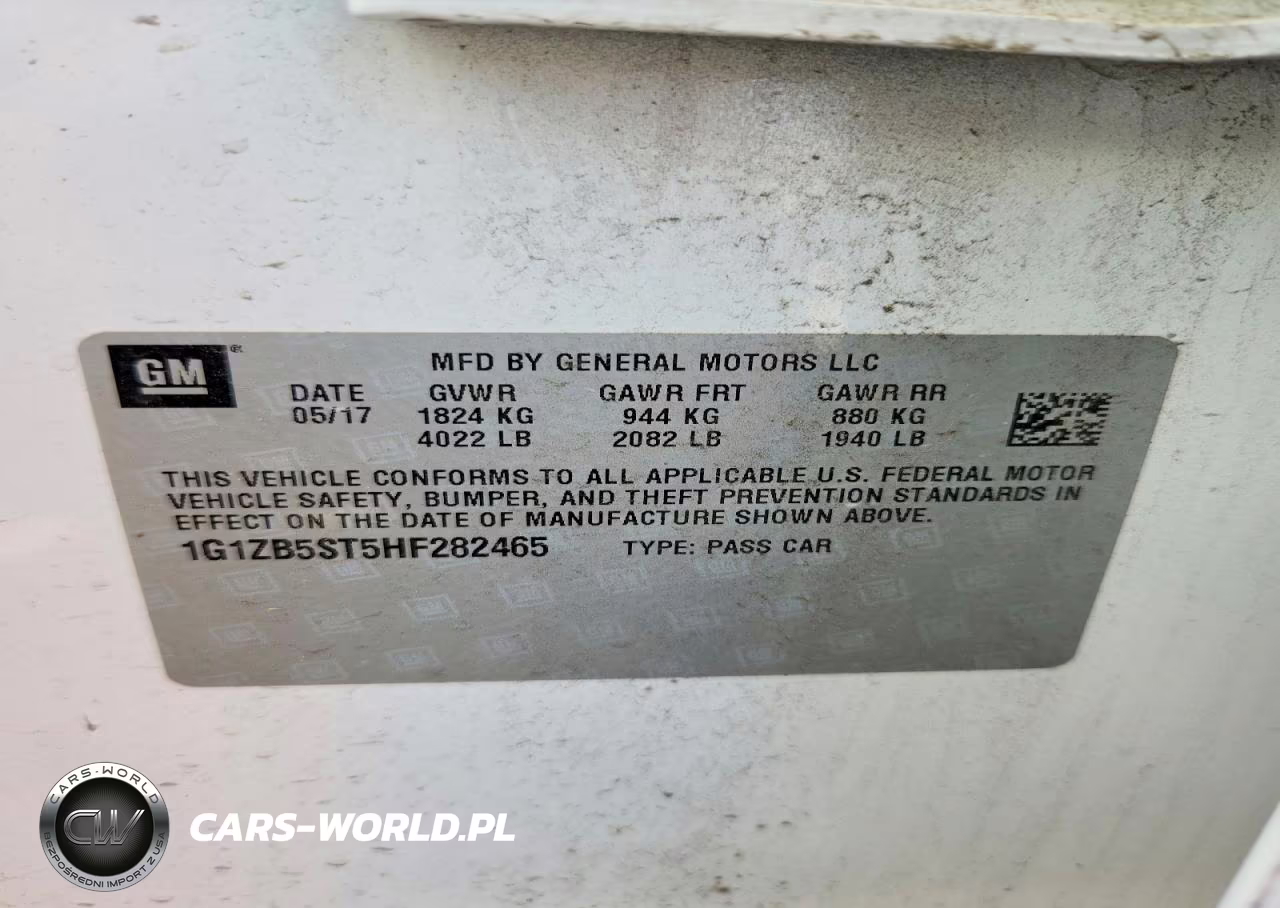 2017 Chevrolet Malibu Ls VIN:1G1ZB5ST5HF282465 - 12