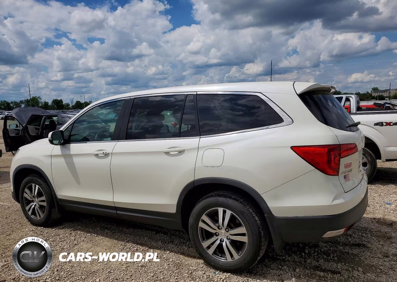 2017 Honda Pilot Exl VIN:5FNYF6H54HB091596 - 2