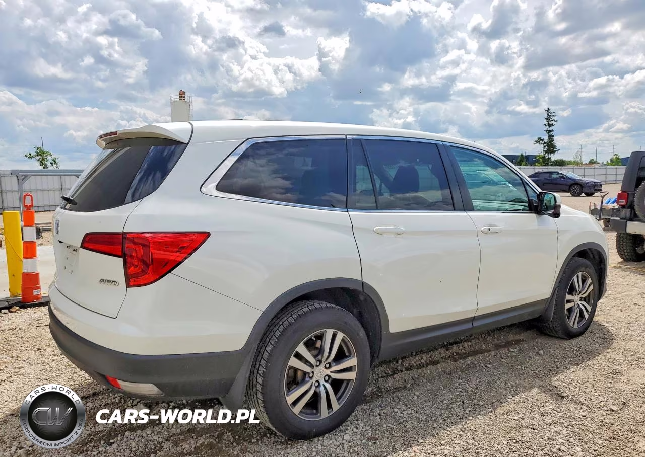 2017 Honda Pilot Exl VIN:5FNYF6H54HB091596 - 3