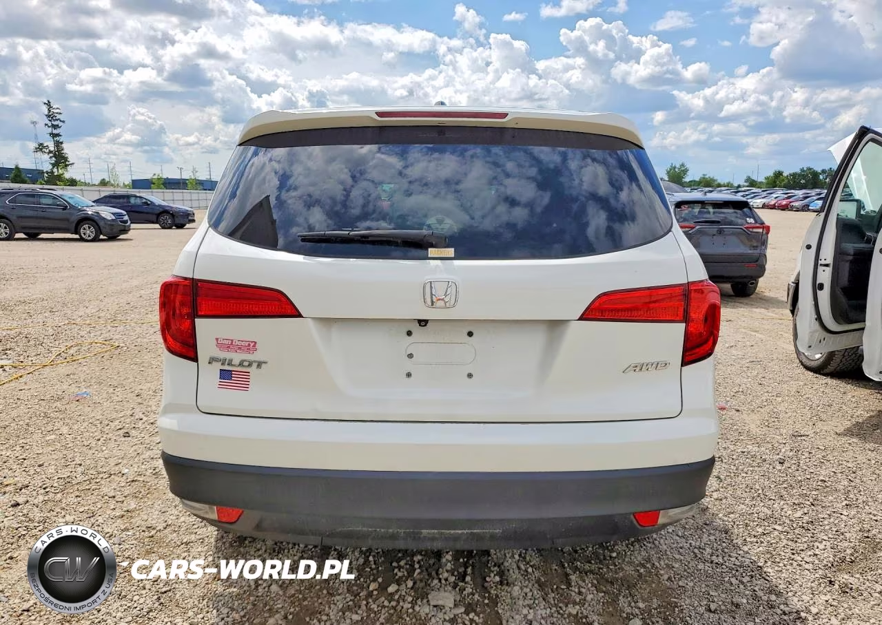 2017 Honda Pilot Exl VIN:5FNYF6H54HB091596 - 6