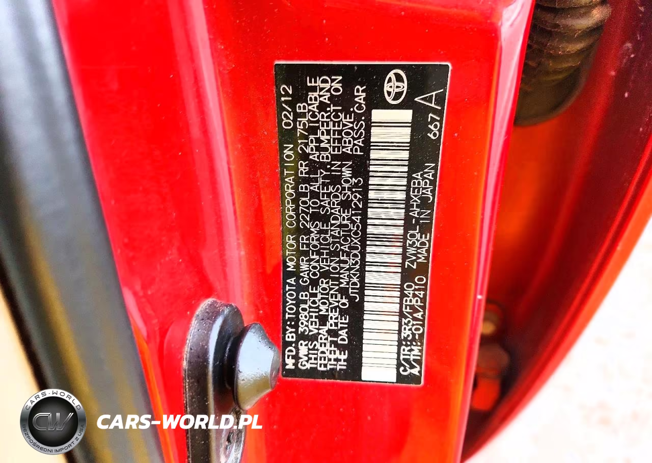 2012 Toyota Prius Three VIN:JTDKN3DUXC5412913 - 12