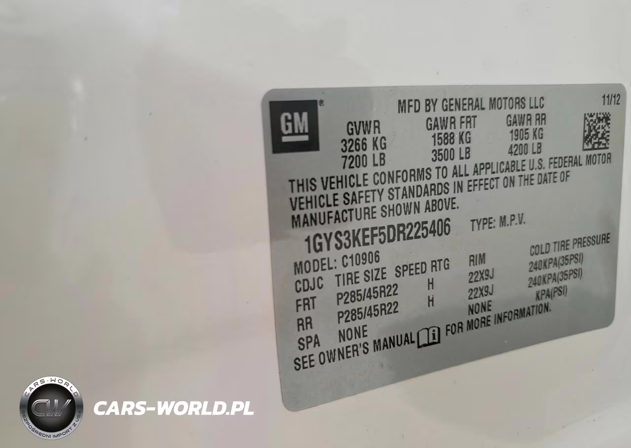 2013 Cadillac Escalade Esv Platinum VIN:1GYS3KEF5DR225406 - 13
