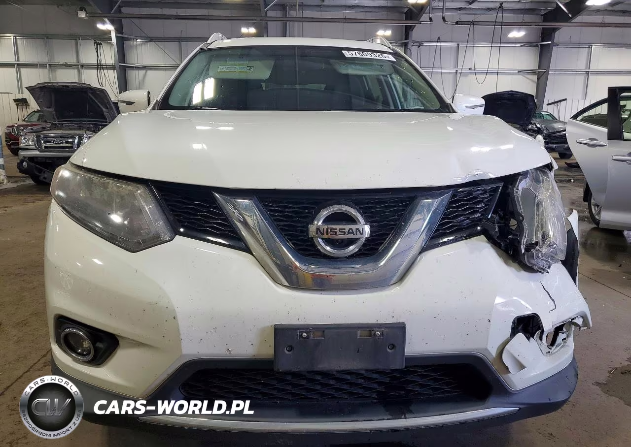 2016 Nissan Rogue Sv VIN:KNMAT2MV9GP616813 - 5