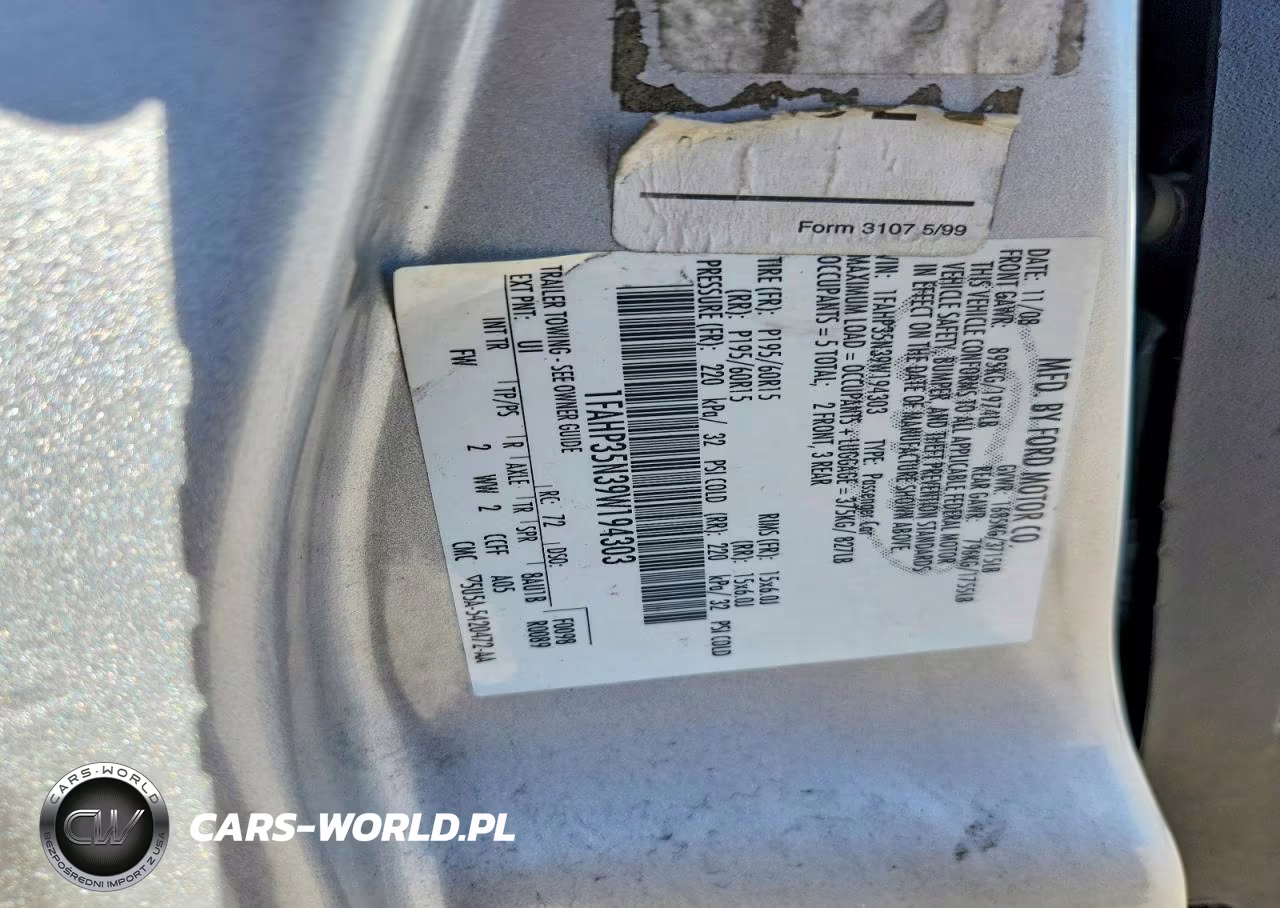 2009 Ford Focus Se VIN:1FAHP35N39W194303 - 12