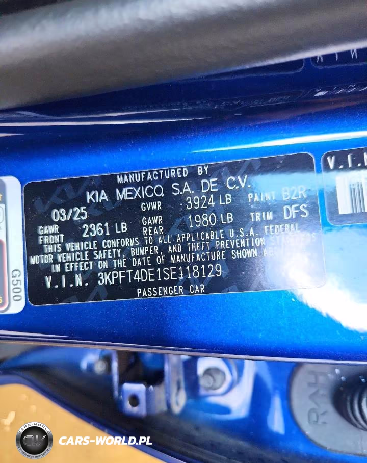 2025 Kia K4 Lxs VIN:3KPFT4DE1SE118129 - 12