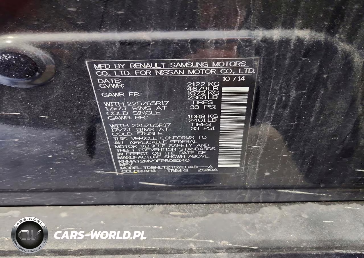 2015 Nissan Rogue Sv VIN:KNMAT2MV9FP508240 - 13