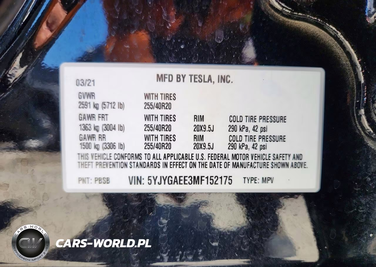 2021 Tesla Model Y VIN:5YJYGAEE3MF152175 - 13
