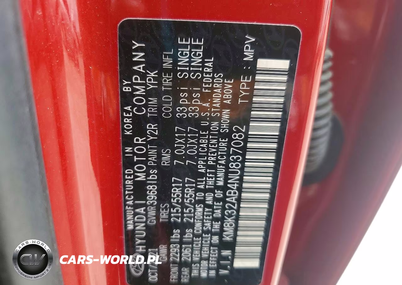 2022 Hyundai Kona Sel VIN:KM8K32AB4NU837082 - 14