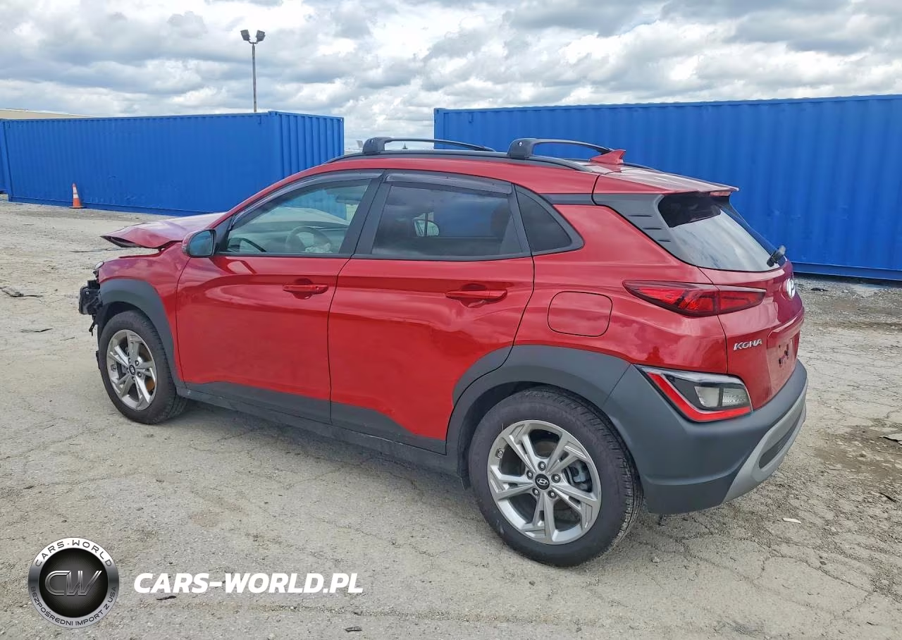 2022 Hyundai Kona Sel VIN:KM8K32AB4NU837082 - 2
