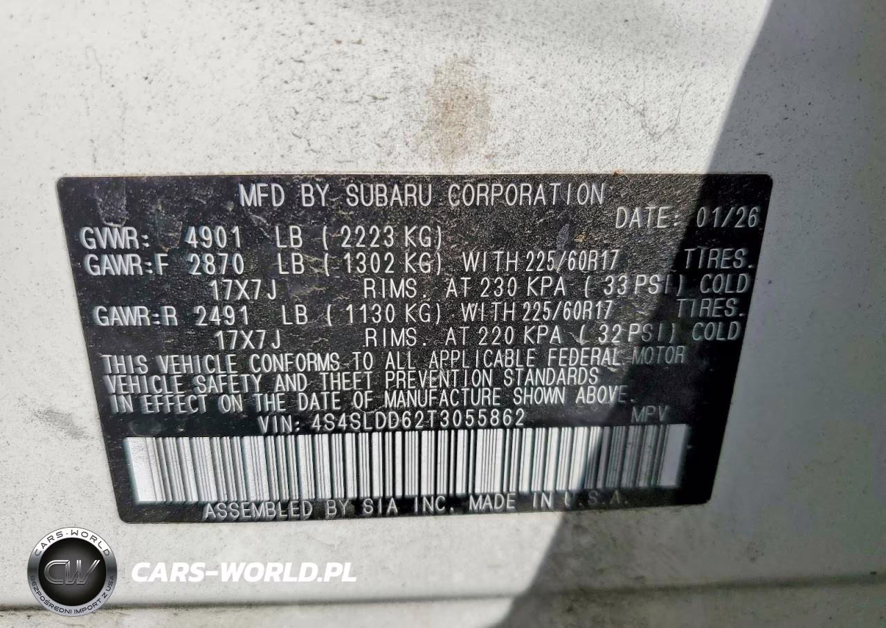 2026 Subaru Forester Premium VIN:4S4SLDD62T3055862 - 13